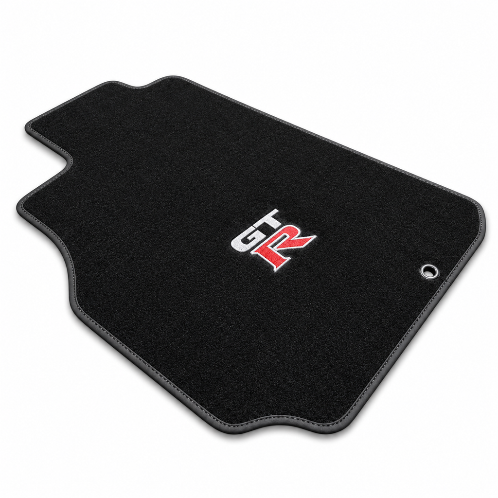Nissan GTR R35 (2009+) Custom Fit Floor Mats - Complete Set Overview | Class Car Design