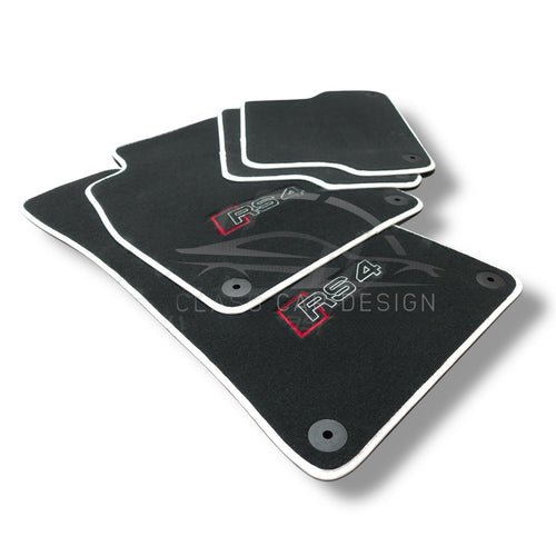 Audi RS 4 B7 Avant Floor Mats (2006-2008) – Custom Fit Luxury Velour Carpet Set