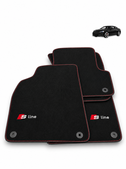Audi S-Line Floor Mats – Custom Fit Velour | Class Car Design