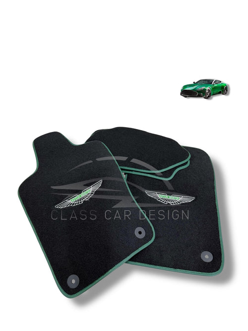 Aston Martin V12 Vanquish S (2004-2007) Custom Fit Floor Mats AMR - Complete Set Overview | Class Car Design