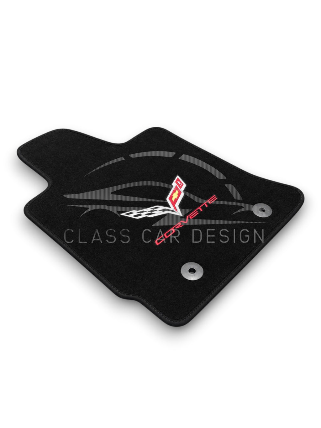 Chevrolet Corvette C8 (2020+) Custom Fit Floor Mats - Complete Set Overview | Class Car Design