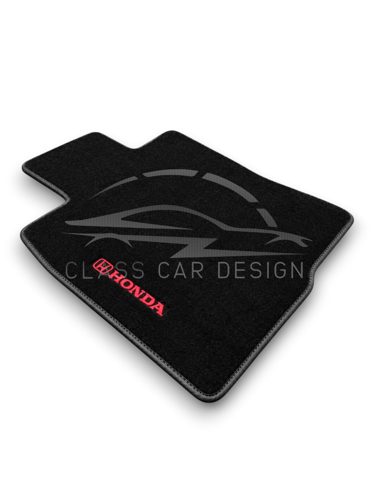 Honda Legend (1990-1995) Custom Fit Floor Mats Emblem Red - Complete Set Overview | Class Car Design