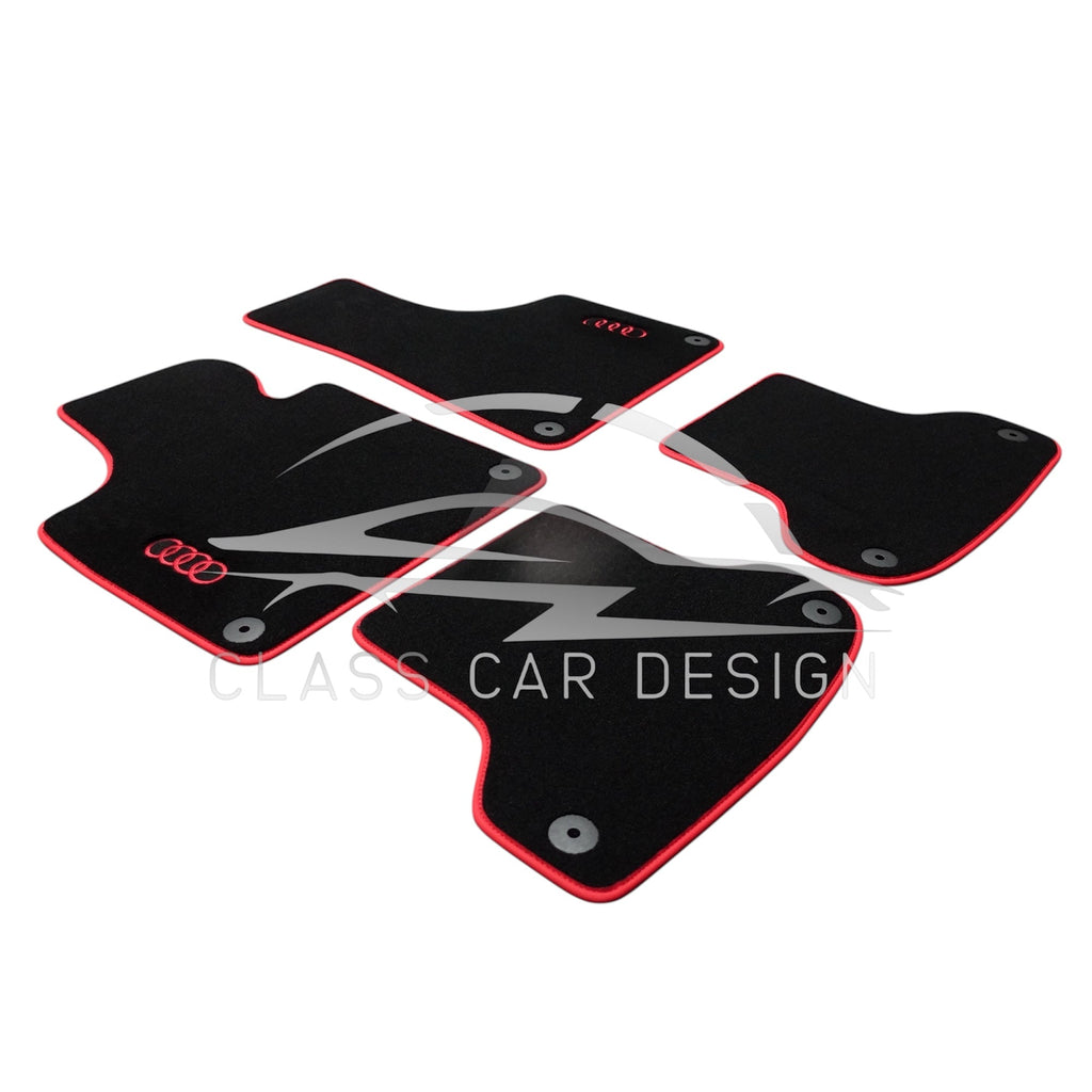 Audi A1 A2 A3 A4 A5 A6 A7 A8 Q2 Q3 Q4 Q5 Q7 Q8 TT And E-Tron Floor Mats – Custom Fit Luxury Velour Carpet Set