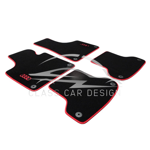 Audi A1 A2 A3 A4 A5 A6 A7 A8 Q2 Q3 Q4 Q5 Q7 Q8 TT And E-Tron Floor Mats – Custom Fit Luxury Velour Carpet Set