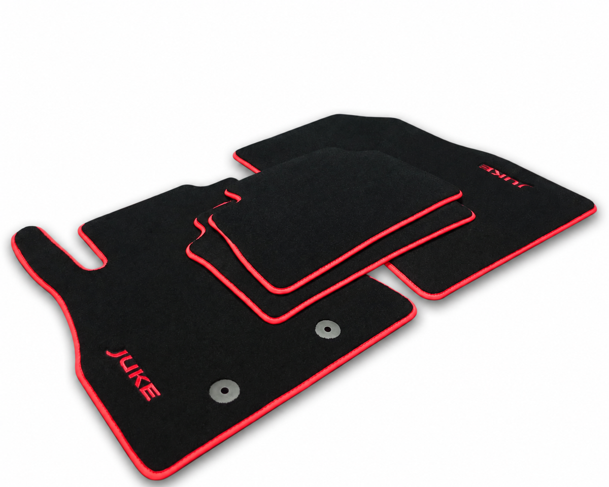 Nissan Juke F16 (2019+) Custom Fit Floor Mats - Full Set Top View | Class Car Design