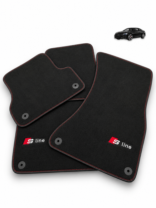Audi S-Line Floor Mats – Custom Fit Velour | Class Car Design