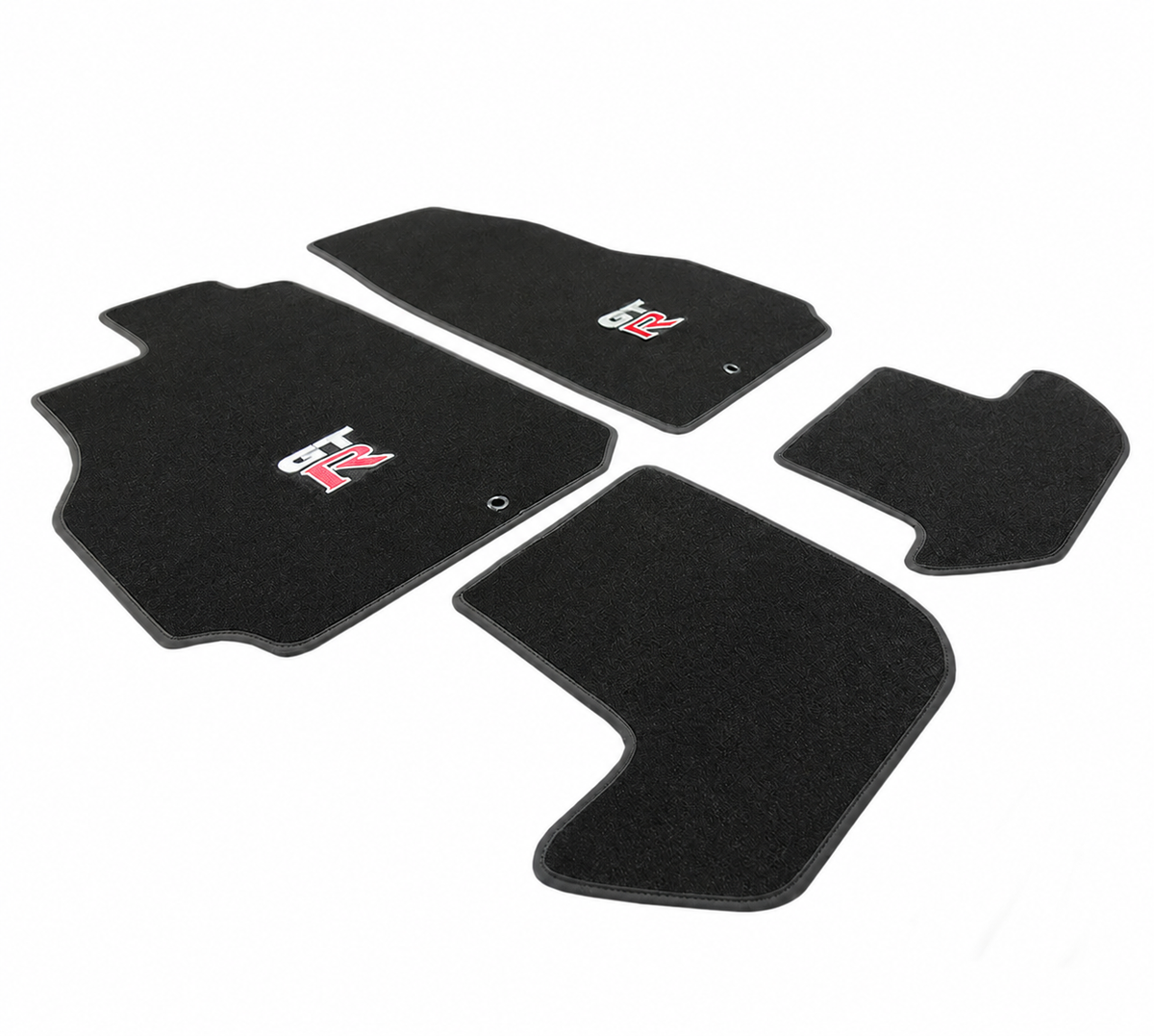 Nissan GTR R35 (2009+) Custom Fit Floor Mats - Full Set Top View | Class Car Design