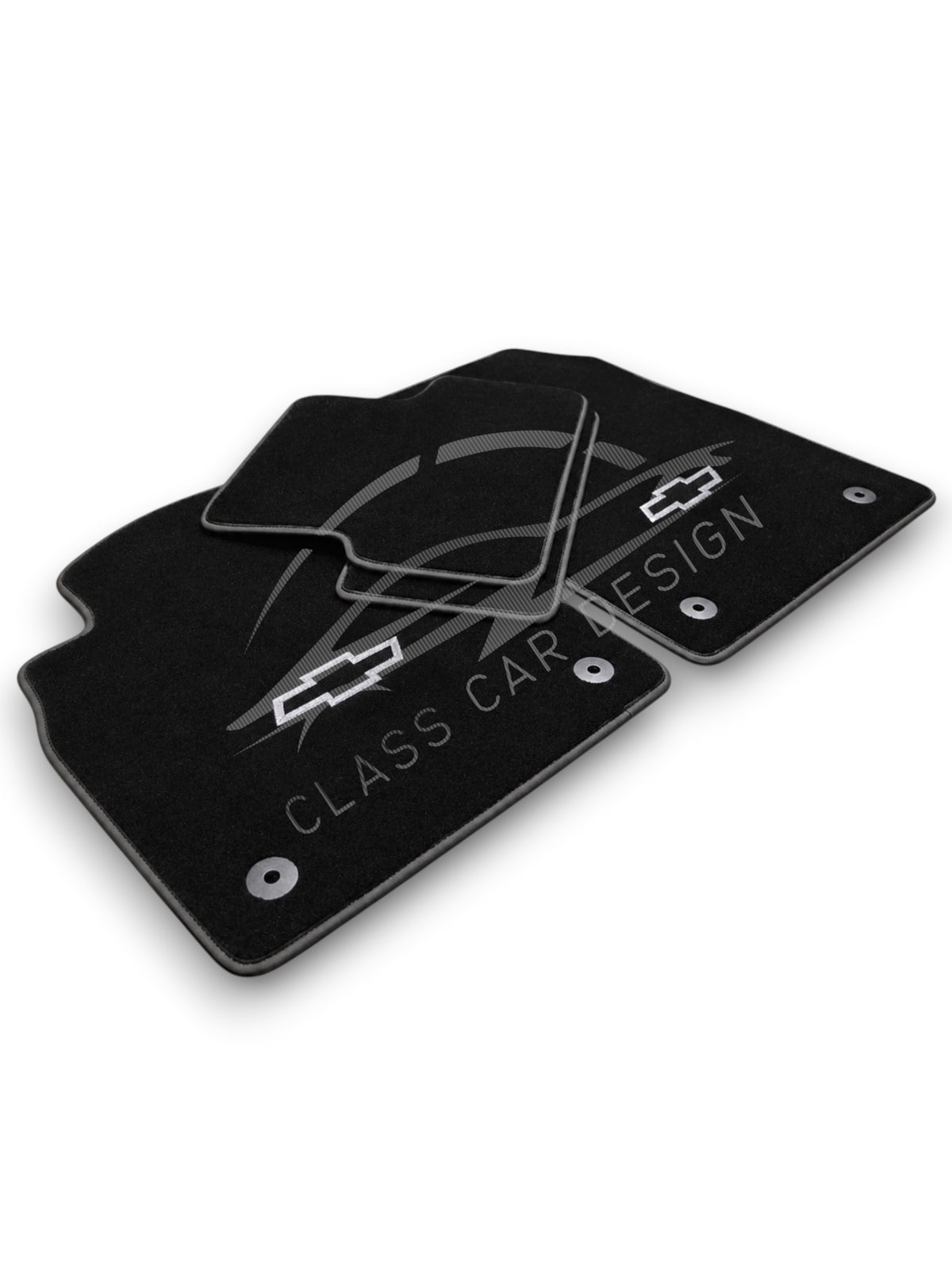 Chevrolet Camaro (2016 And Later) Custom Fit Floor Mats - Full Set Top View | Class Car Design