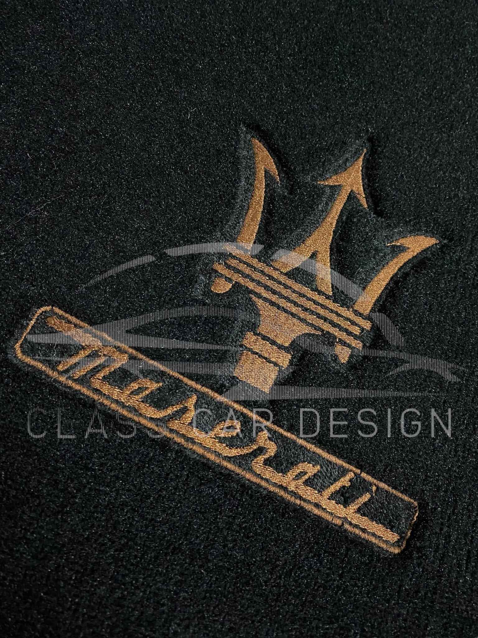 Maserati Grecale Custom Fit Floor Mats Trofeo Brown - Front Floor Mats | Class Car Design