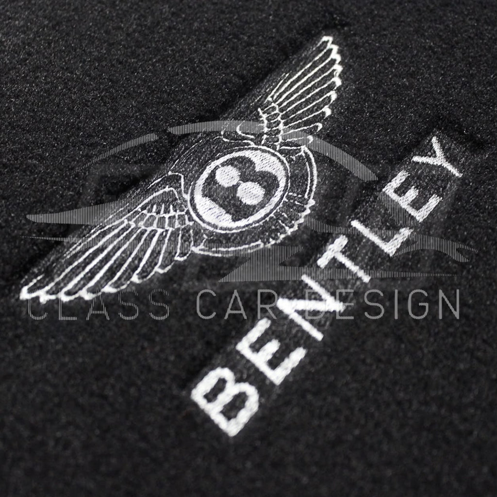 Bentley Arnage Red Label RL (1998-2009) Custom Fit Floor Mats Mulliner Black - Front Floor Mats | Class Car Design
