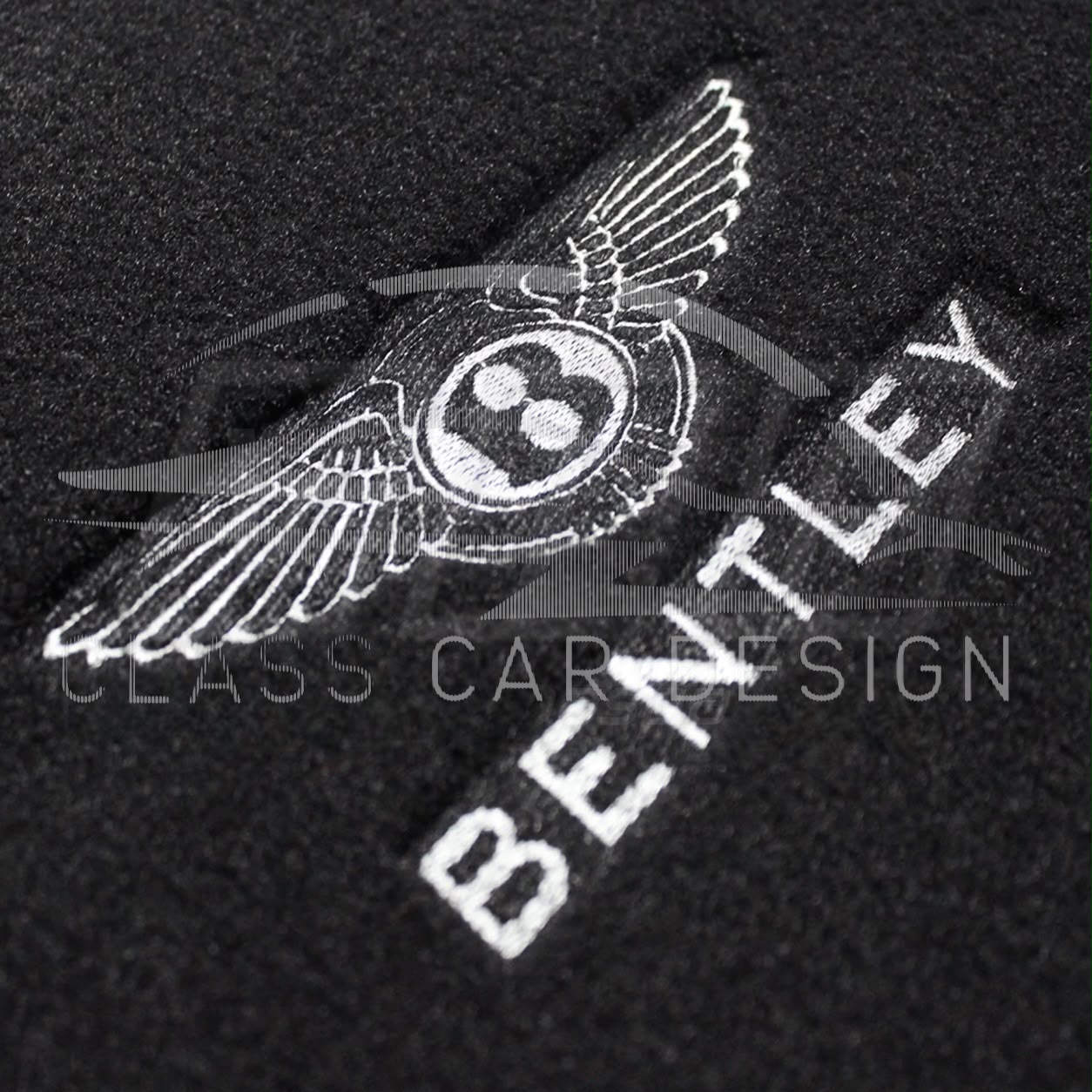 Bentley Arnage T (1998-2009) Custom Fit Floor Mats Mulliner Black - Front Floor Mats | Class Car Design