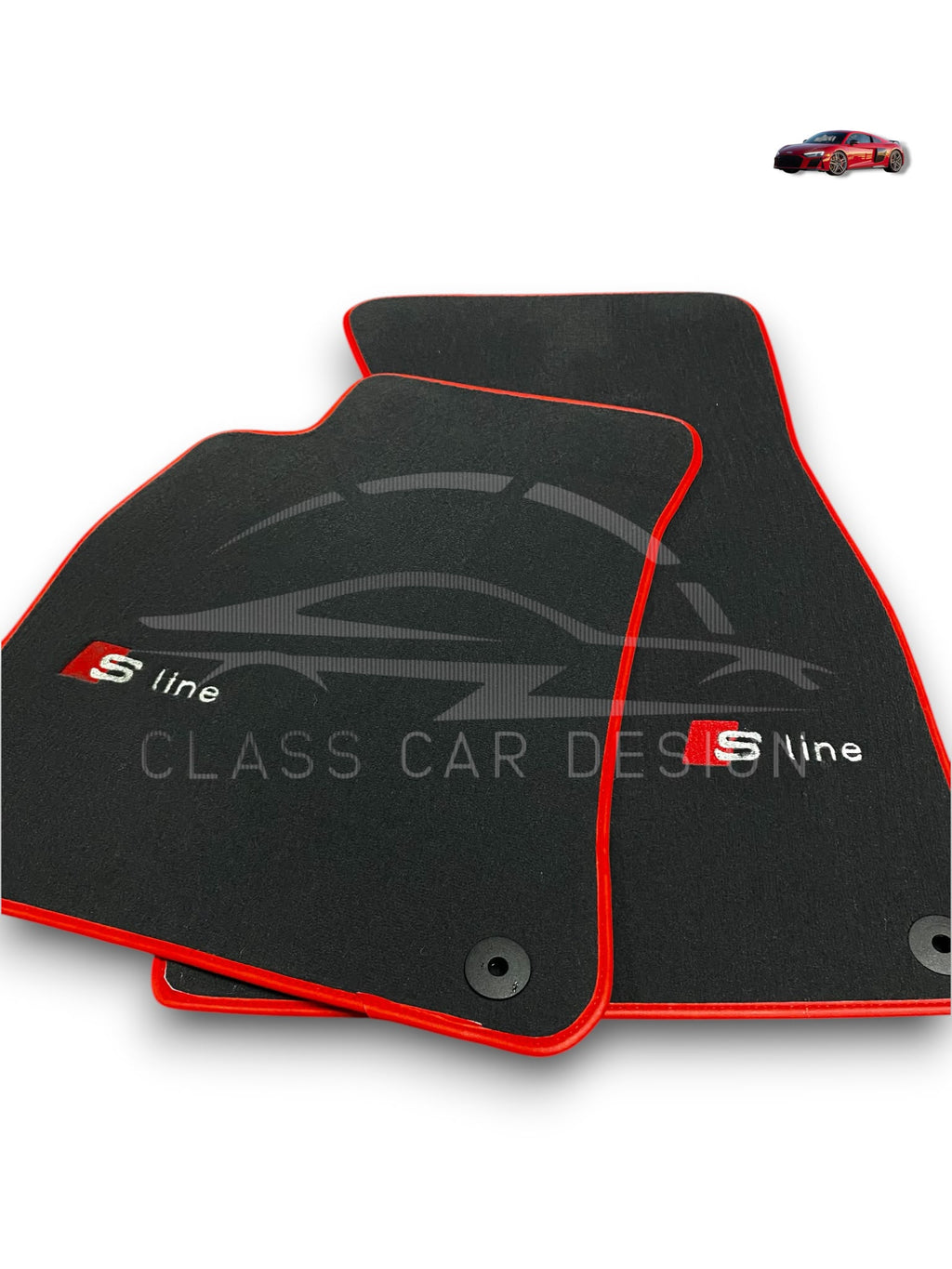 Audi A6 C7 Avant (2011-2018) Custom Fit Floor Mats S-Line - Front Floor Mats | Class Car Design