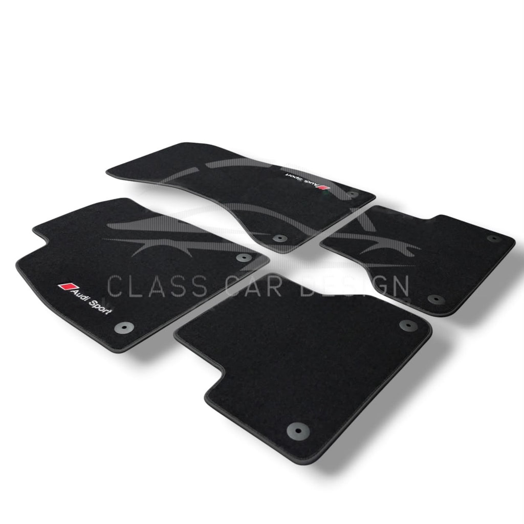 Audi A4 B9 Sedan (2015-2018) Custom Fit Floor Mats Sports - Front Floor Mats | Class Car Design