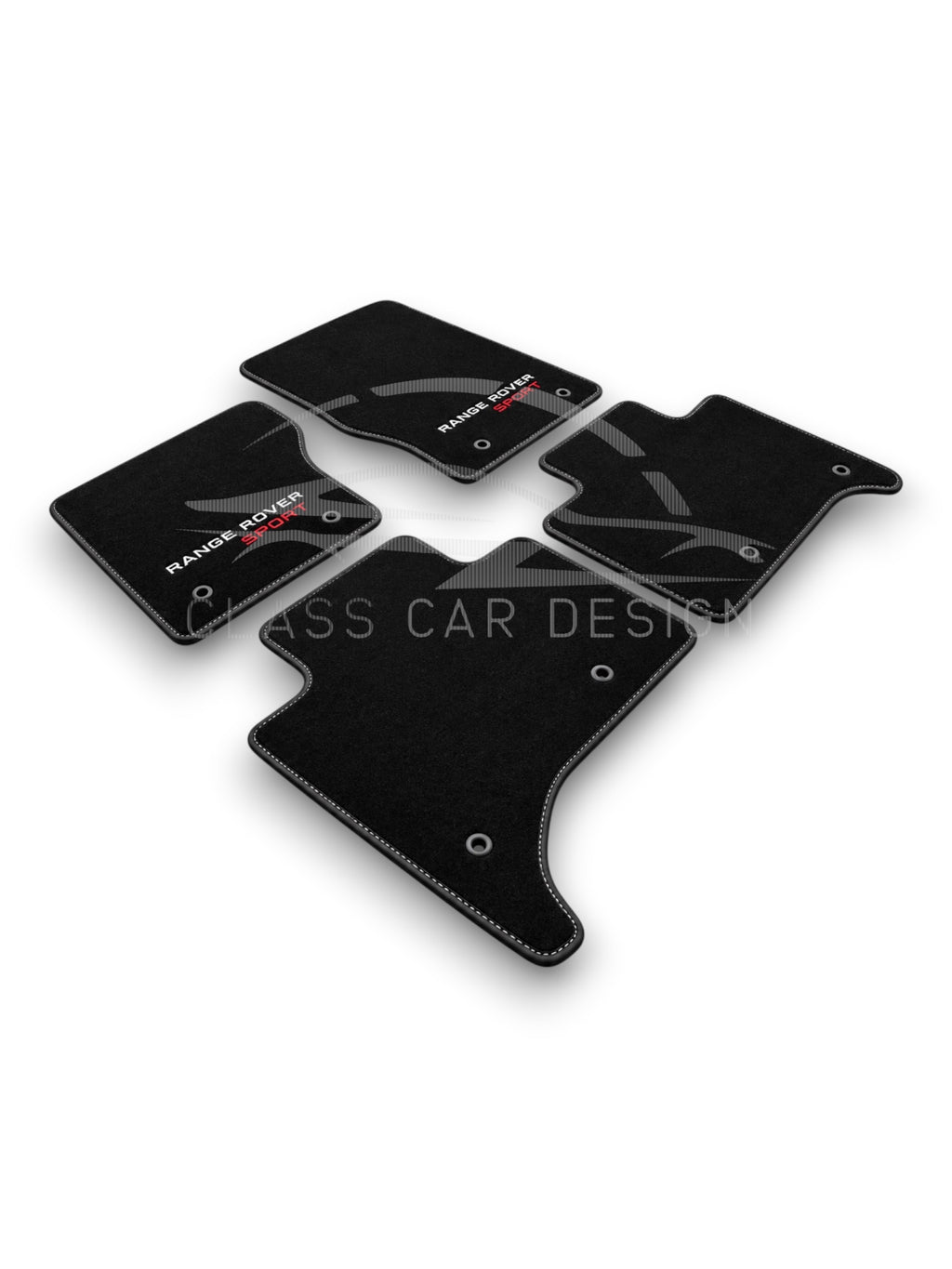 Range Rover Sport L320 (2005-2013) Custom Fit Floor Mats Sport Emblem - Front Floor Mats | Class Car Design