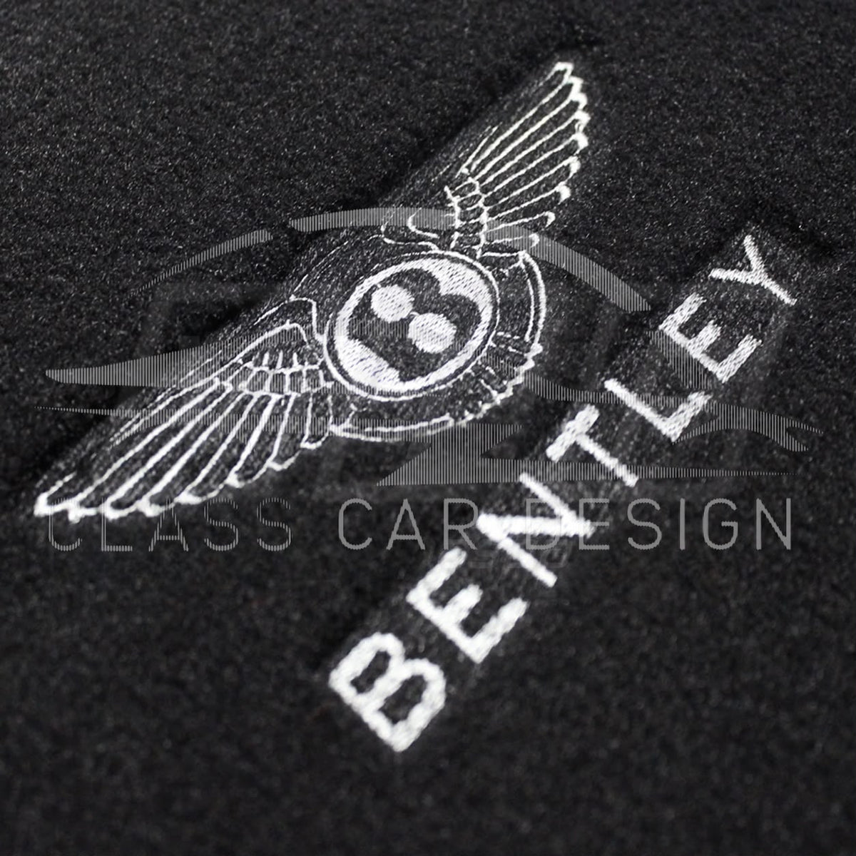Bentley Flying Spur (2019-2023) Custom Fit Floor Mats Mulliner Black - Front Floor Mats | Class Car Design
