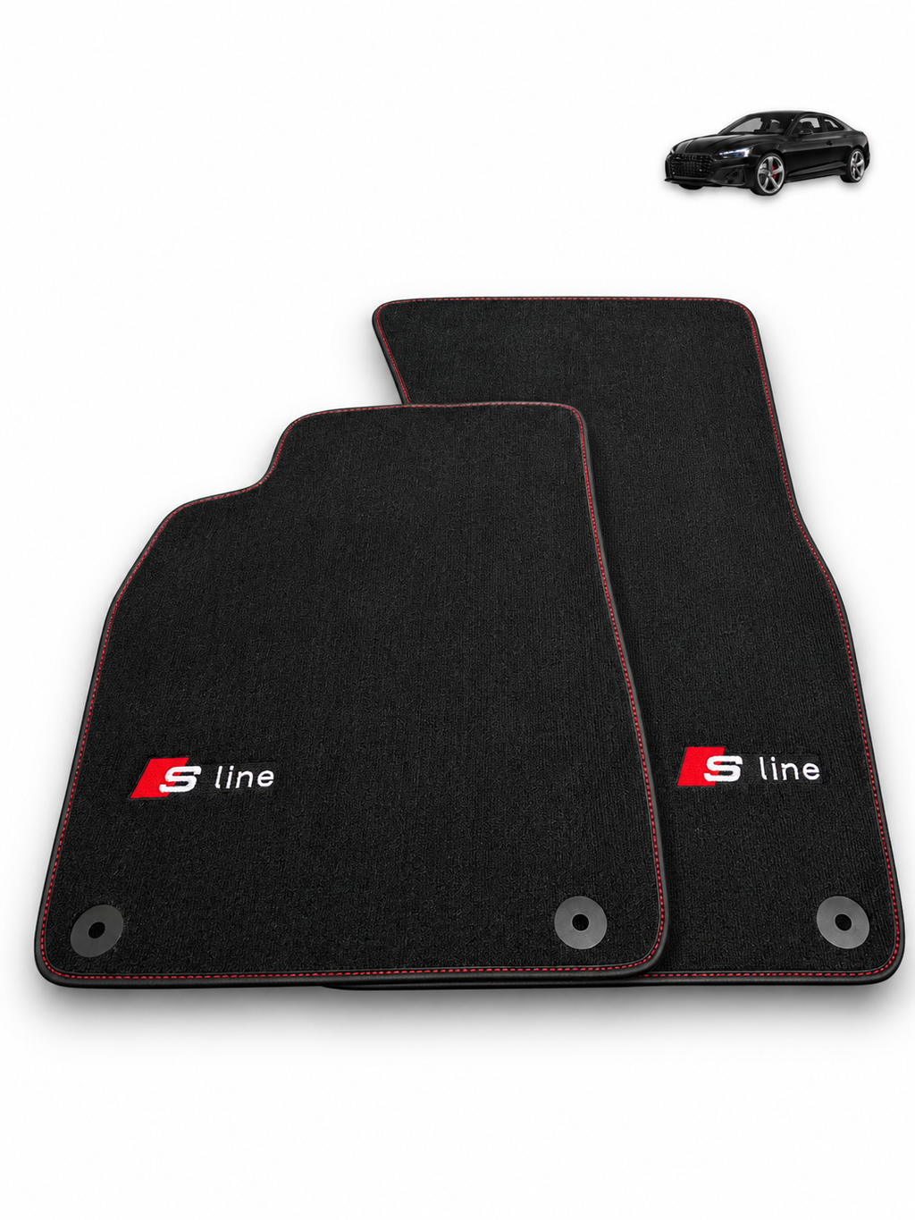 Audi S-Line Floor Mats – Custom Fit Velour | Class Car Design