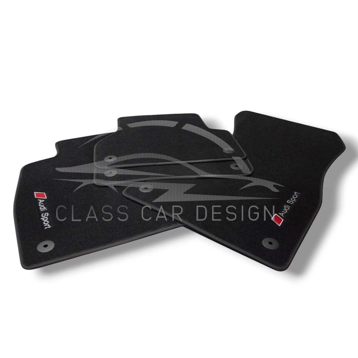 Audi A6 C6 Avant Facelift (2008-2011) Custom Fit Floor Mats Sports - Driver Mat Detail | Class Car Design