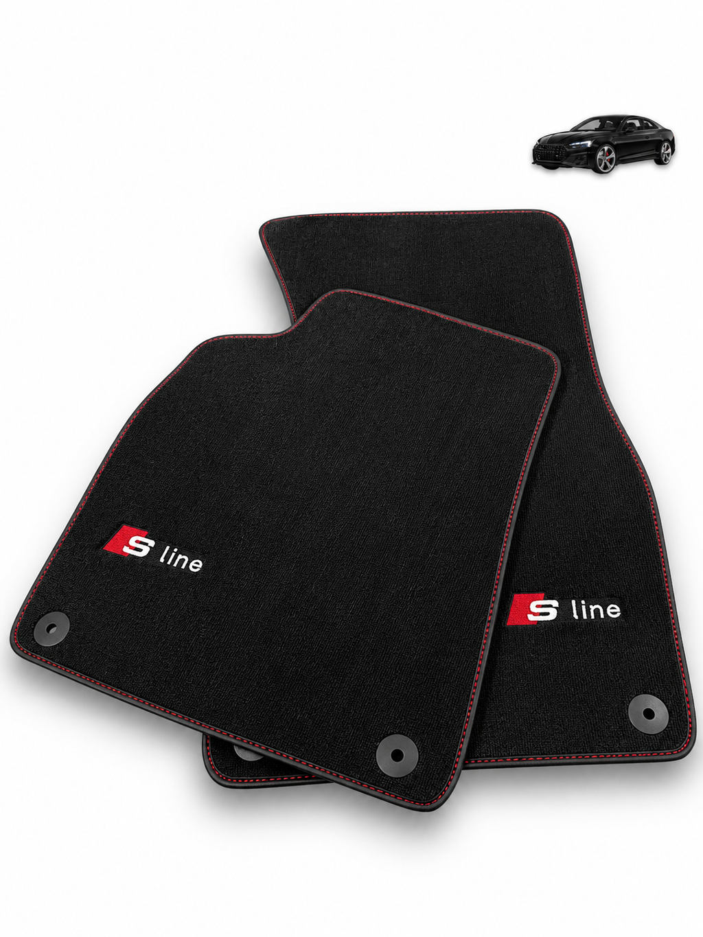 Audi S-Line Floor Mats – Custom Fit Velour | Class Car Design