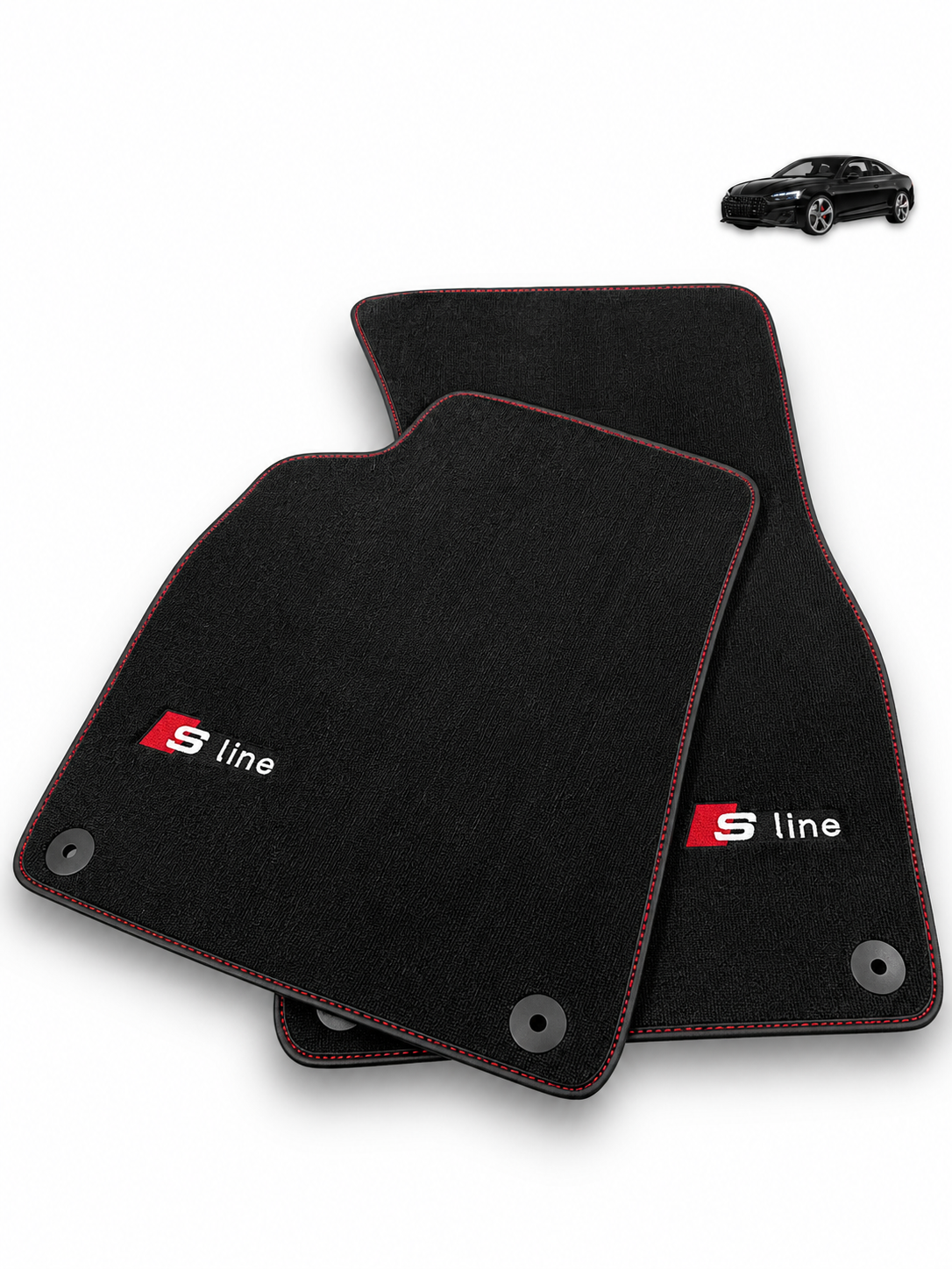 Audi S-Line Floor Mats – Custom Fit Velour | Class Car Design