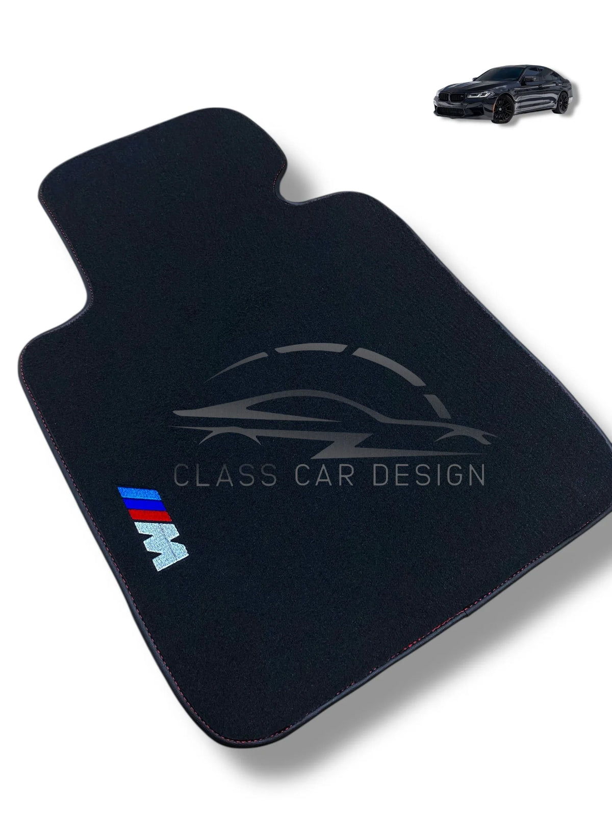 BMW M6 E64 (2005-2010) Custom Fit Floor Mats M Sport - Stitching Color Options | Class Car Design