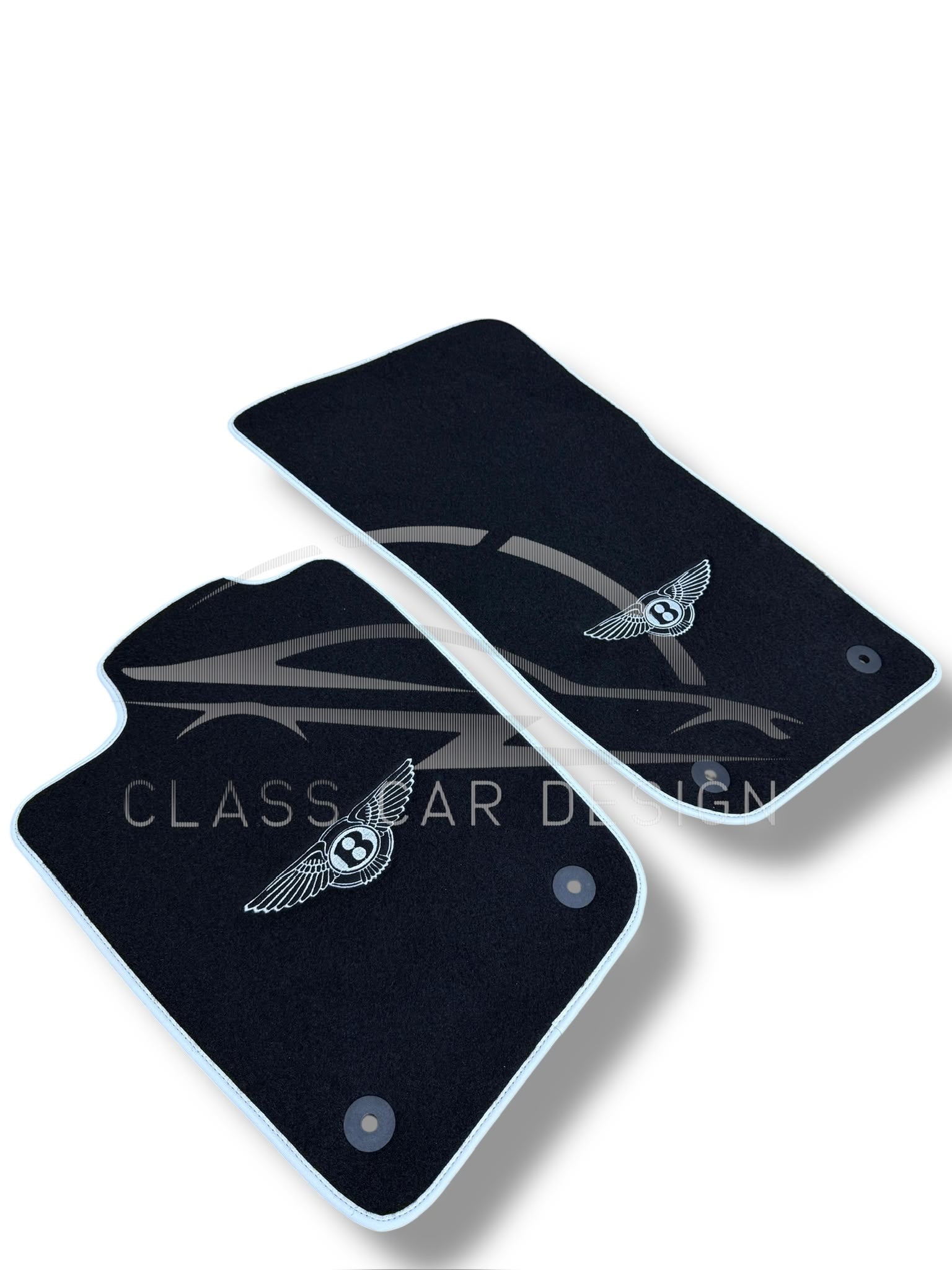 Bentley Arnage Green Label (1998-2009) Custom Fit Floor Mats Mulliner White - Color Options Chart | Class Car Design