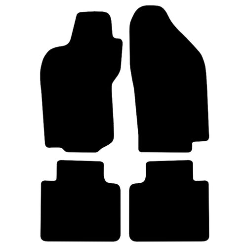 Alfa Romeo 155 (1992-2008) Custom Fit Floor Mats - Mat Template Layout | Class Car Design