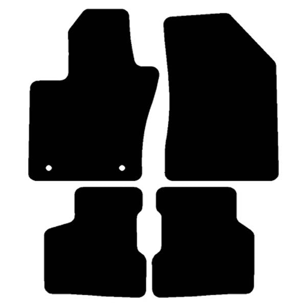 Alfa Romeo Tonale (2022+) Custom Fit Floor Mats - Mat Template Layout | Class Car Design