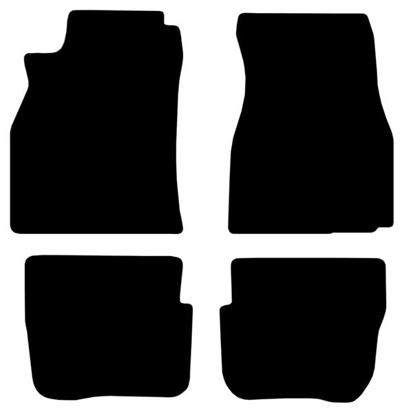 Chevrolet Camaro Floor Mats (1993-2002) – Custom Fit Luxury Velour Carpet Set - Mat Template Layout | Class Car Design