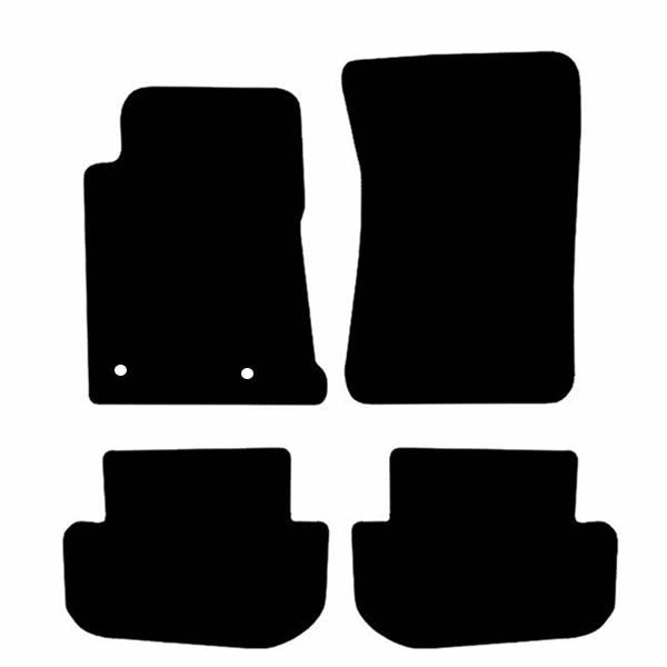 Chevrolet Camaro (2009-2015) Custom Fit Floor Mats RS - Mat Template Layout | Class Car Design