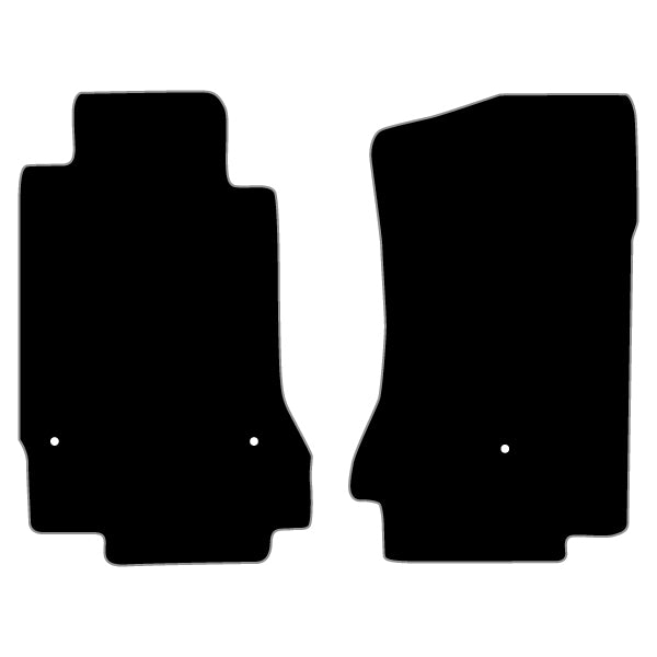 Chevrolet Corvette C6 (2005-2013) Custom Fit Floor Mats Grand Sport - Mat Template Layout | Class Car Design