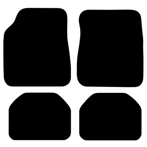 Ford Mustang (1979-1993) Custom Fit Floor Mats - Mat Template Layout | Class Car Design
