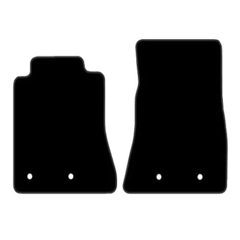 Ford Mustang (2015+) Custom Fit Floor Mats - Mat Template Layout | Class Car Design