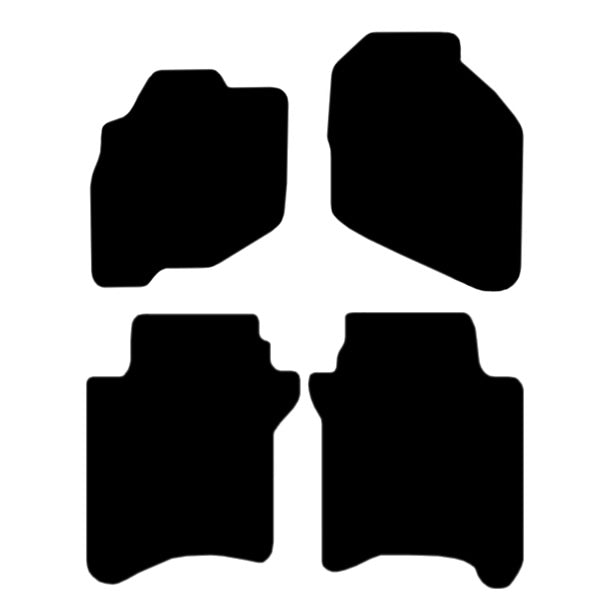 Honda City (2002-2008) Custom Fit Floor Mats - Mat Template Layout | Class Car Design