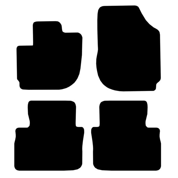 Honda City (2019+) Custom Fit Floor Mats - Mat Template Layout | Class Car Design