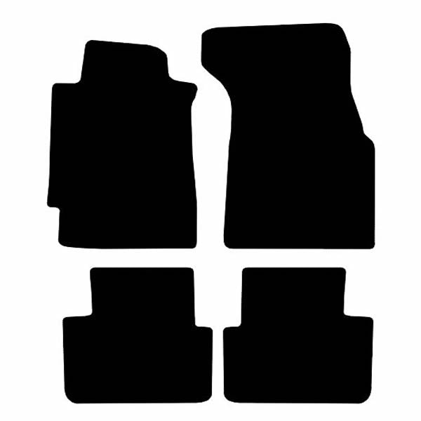 Honda Civic EG Hatchback (1991-1995) Custom Fit Floor Mats - Mat Template Layout | Class Car Design