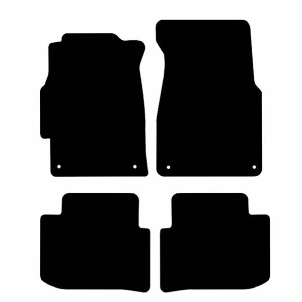 Honda Civic EK Hatchback (1996-2001) Custom Fit Floor Mats Type R - Mat Template Layout | Class Car Design