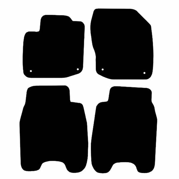 Honda Civic FB-FG Hatchback (2012-2015) Custom Fit Floor Mats Type R - Mat Template Layout | Class Car Design