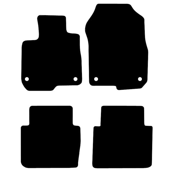 Honda CR-V 5 (2018+) Custom Fit Floor Mats - Mat Template Layout | Class Car Design
