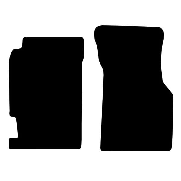 Honda CRX Del Sol (1992-1998) Custom Fit Floor Mats - Mat Template Layout | Class Car Design