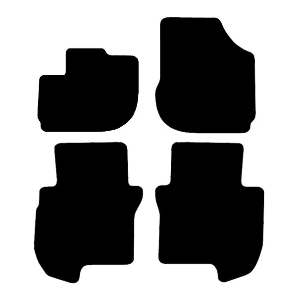 Honda Jazz 4 Hybrid (2020+) Custom Fit Floor Mats - Mat Template Layout | Class Car Design