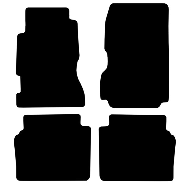 Honda Legend (1990-1995) Custom Fit Floor Mats - Mat Template Layout | Class Car Design