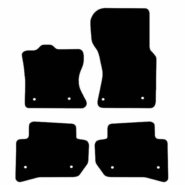 Jaguar F-Pace (2015+) Custom Fit Floor Mats - Mat Template Layout | Class Car Design
