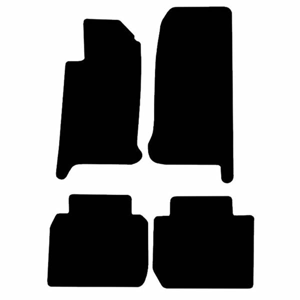 Jaguar XJ6 X300 (1994-1997) Custom Fit Floor Mats - Mat Template Layout | Class Car Design