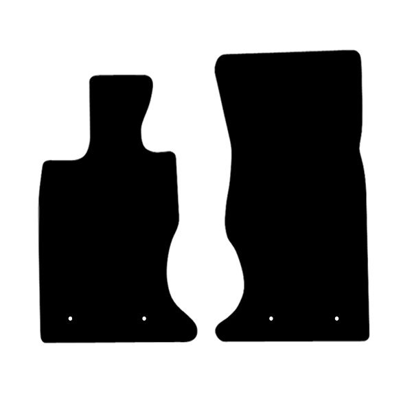 Jaguar XK/XKR (2007-2014) Custom Fit Floor Mats - Mat Template Layout | Class Car Design