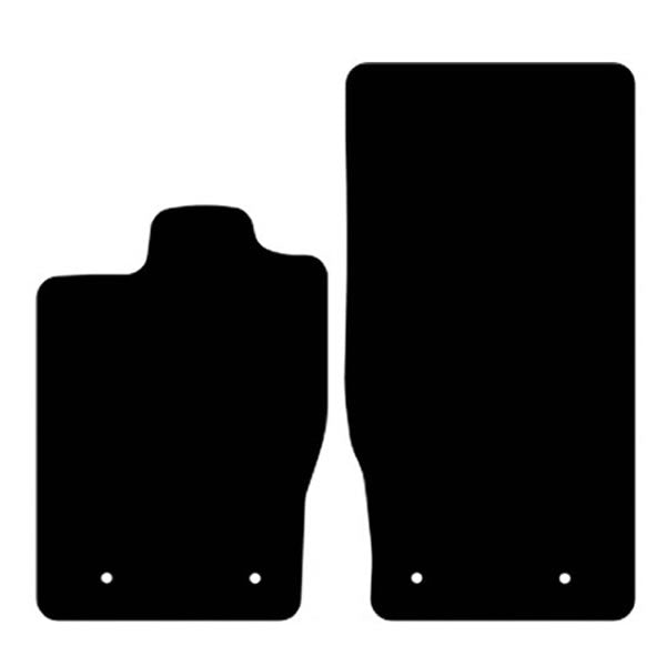 Jaguar XK8/XKR X100 Coupe (1996-2006) Custom Fit Floor Mats - Mat Template Layout | Class Car Design