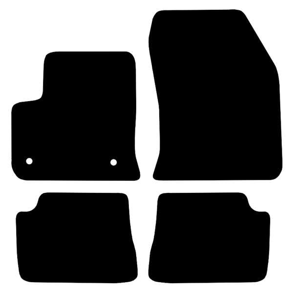 Jeep Avenger (2023+) Custom Fit Floor Mats - Mat Template Layout | Class Car Design
