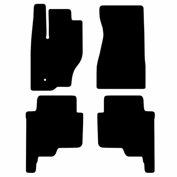 Jeep Commander (2006-2010) Custom Fit Floor Mats - Mat Template Layout | Class Car Design