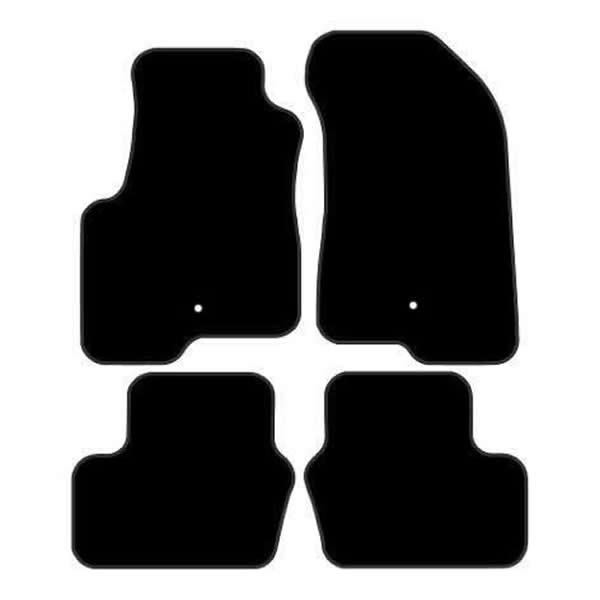Jeep Compass (2006-2010) Custom Fit Floor Mats - Mat Template Layout | Class Car Design