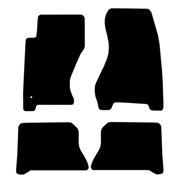 Jeep Grand Cherokee WJ (1999-2005) Custom Fit Floor Mats - Mat Template Layout | Class Car Design