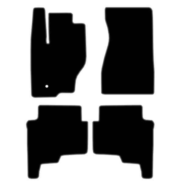 Jeep Grand Cherokee WK (2005-2010) Custom Fit Floor Mats - Mat Template Layout | Class Car Design
